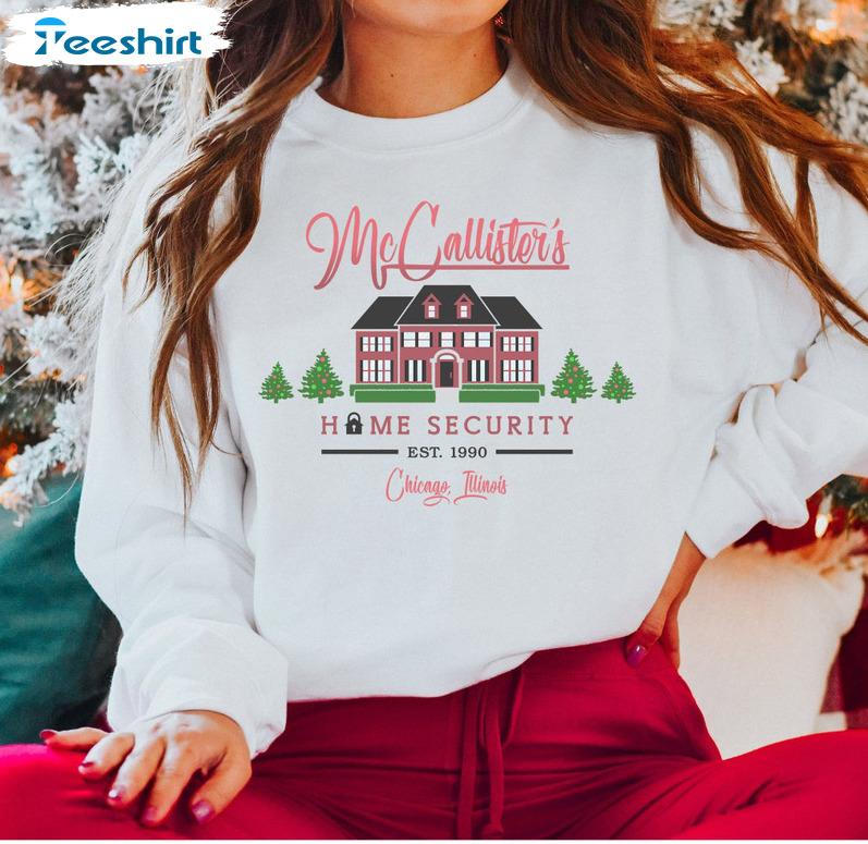 Mccallister’s Home Security Shirt – Christmas Vacation Short Sleeve Crewneck