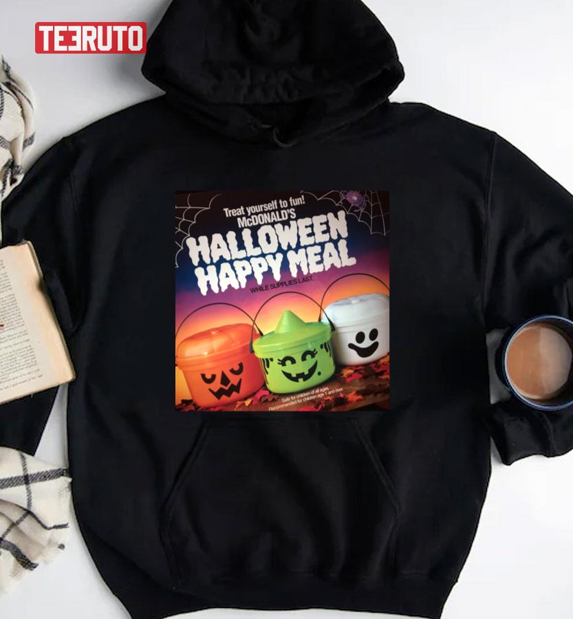 Mcdonald’s Halloween Pail Treat Yourself To Fun Unisex Sweatshirt