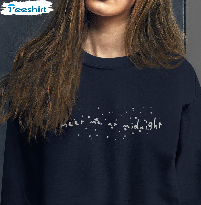 Meet Me At Midnight Shirt Swiftie Christmas Sweatshirt Hoodie Long Sleeve