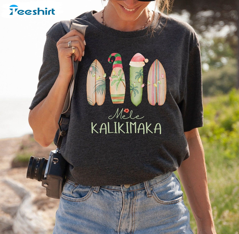 Mele Kalikimaka Shirt – Hawaiian Christmas Sweatshirt Crewneck