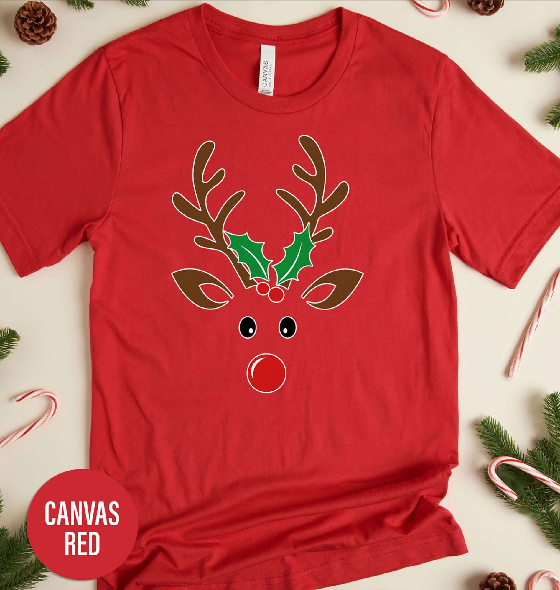 Men’s Reindeer Festive Shirt – Christmas Delight