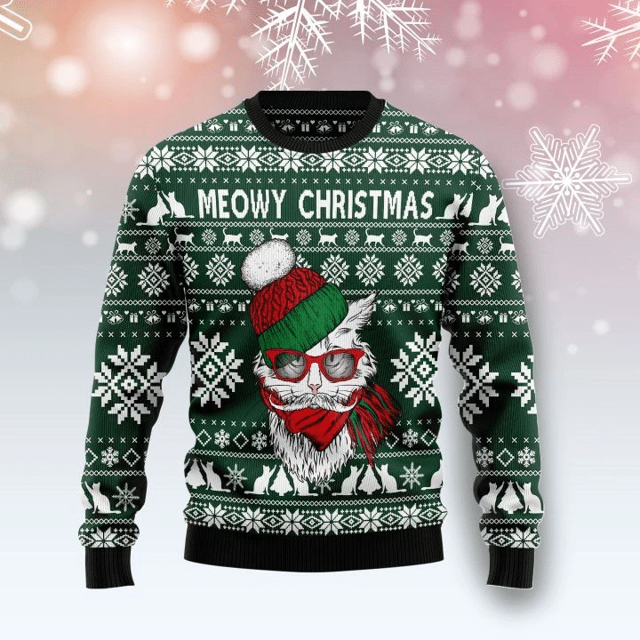 Meowy Ugly Christmas Sweater | For Men & Women | Adult | US1293- Best Christmas Gifts 2023