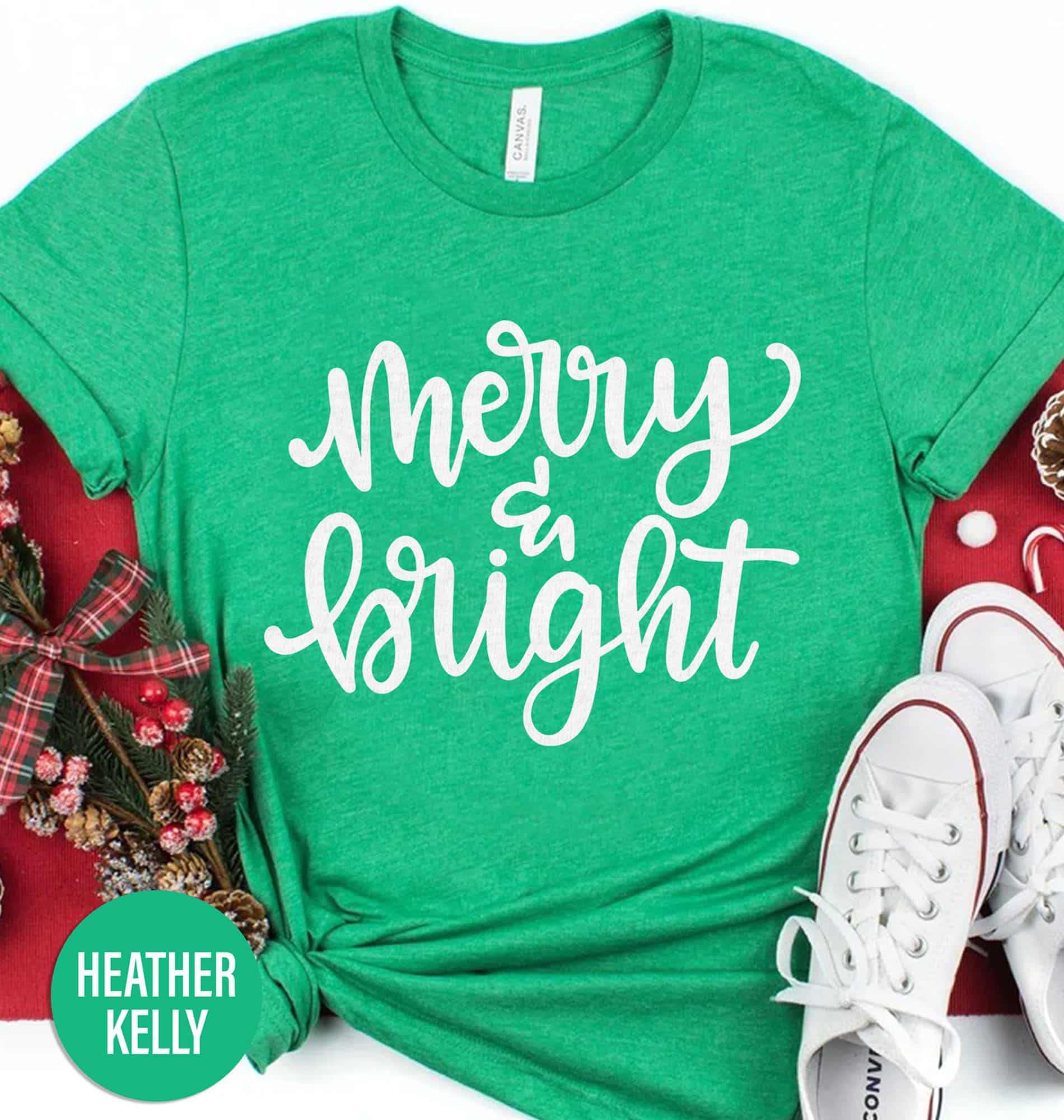 Merry & Bright Christmas Shirt