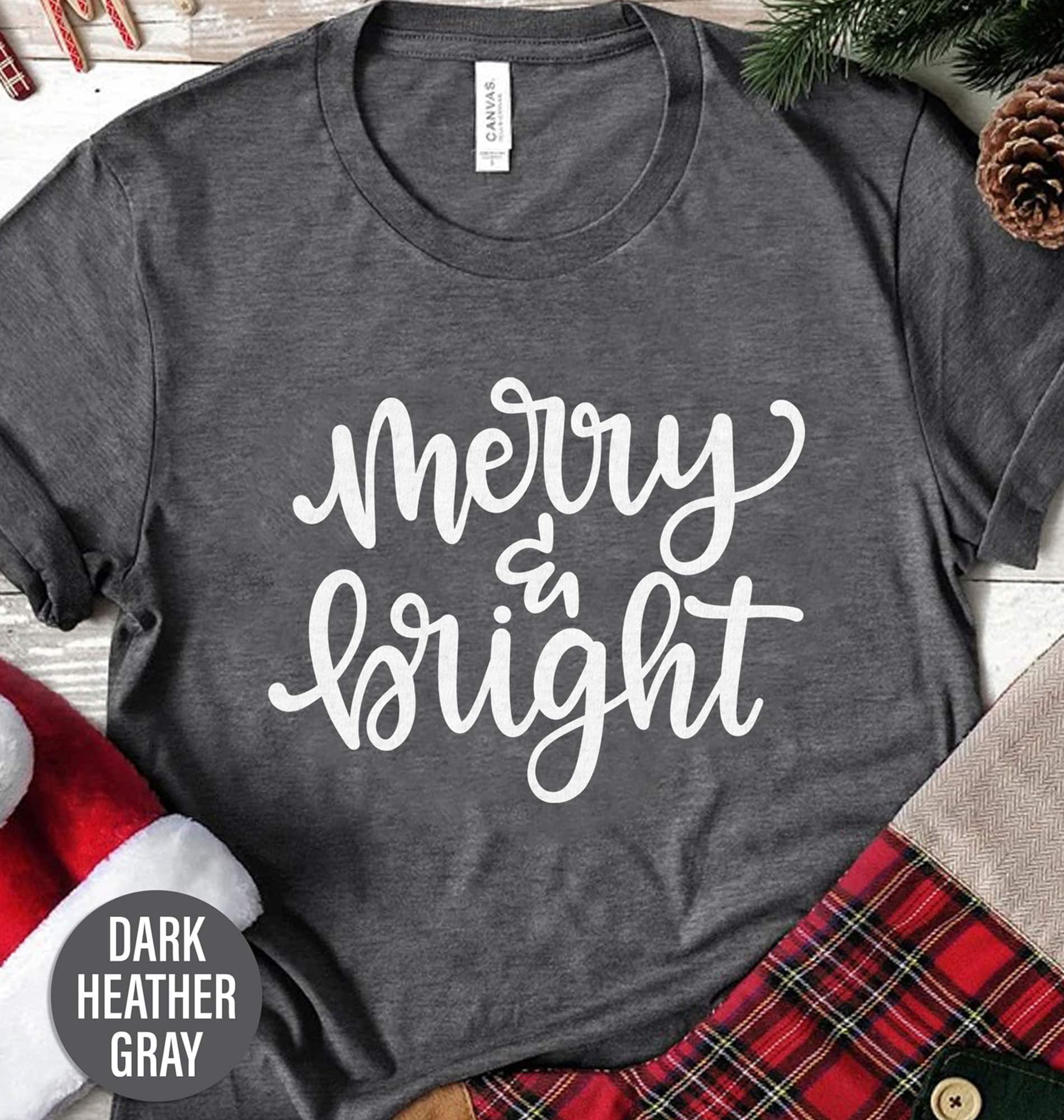 Merry & Bright Christmas Shirt