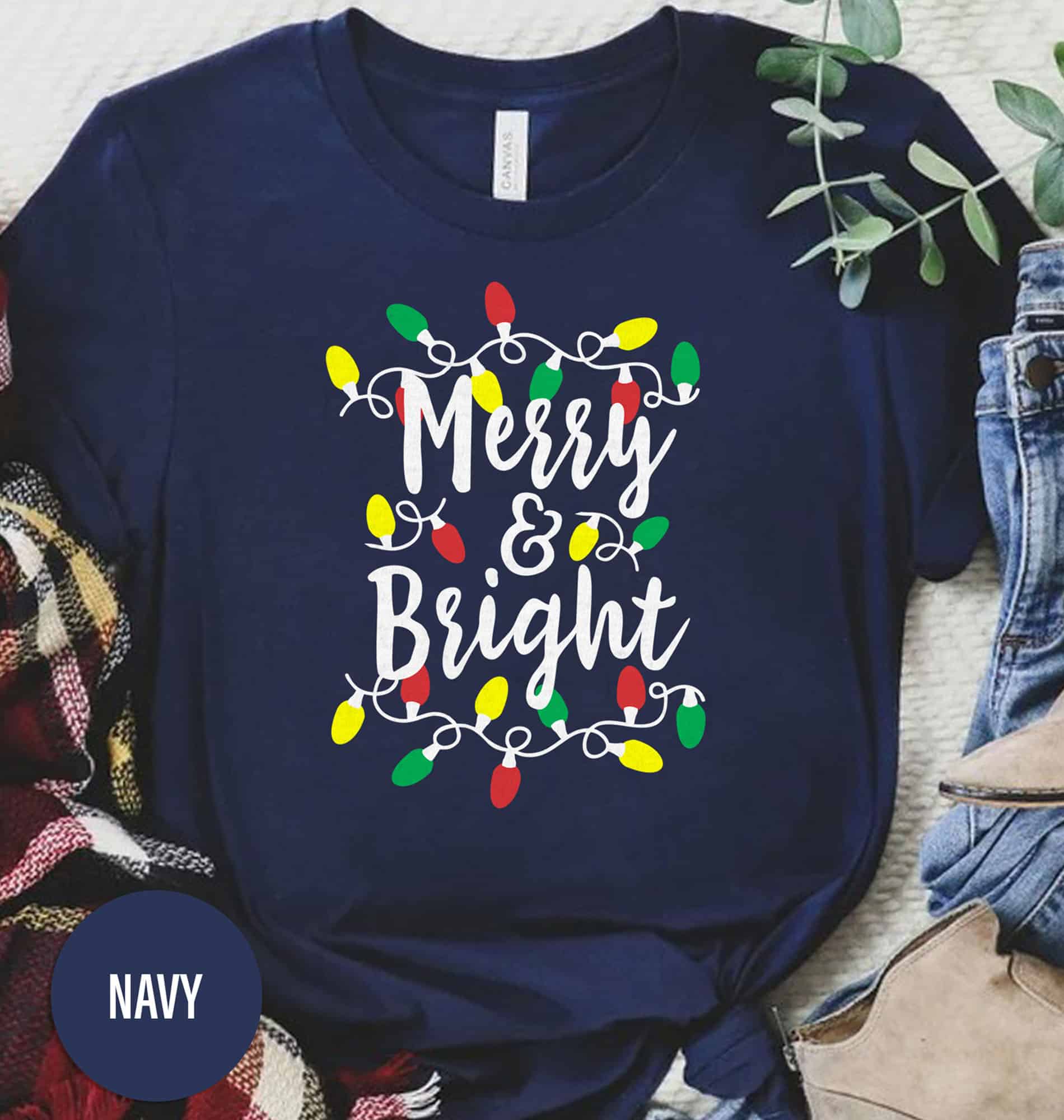 Merry & Bright Christmas Shirt  Special