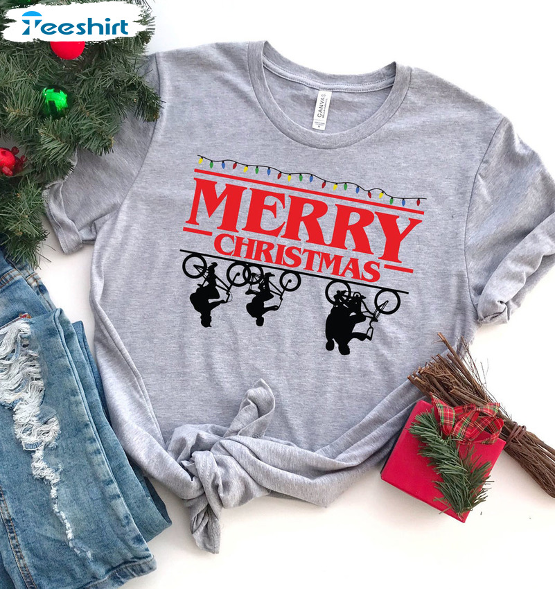 Merry Chrismas Shirt, Christmas Things Vintage Crewneck Tee Tops