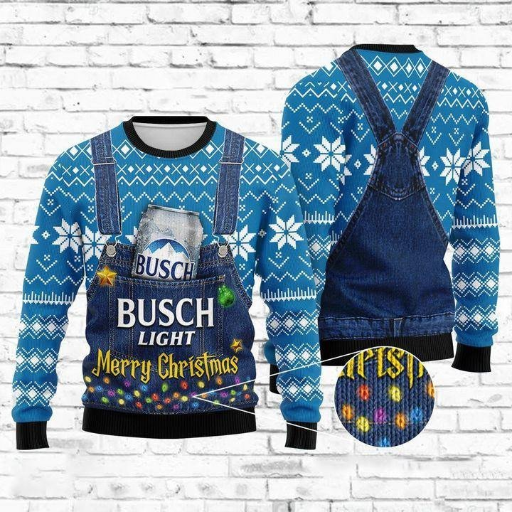 Merry Christmas Busch Light Sweater – Best Christmas Gifts 2023