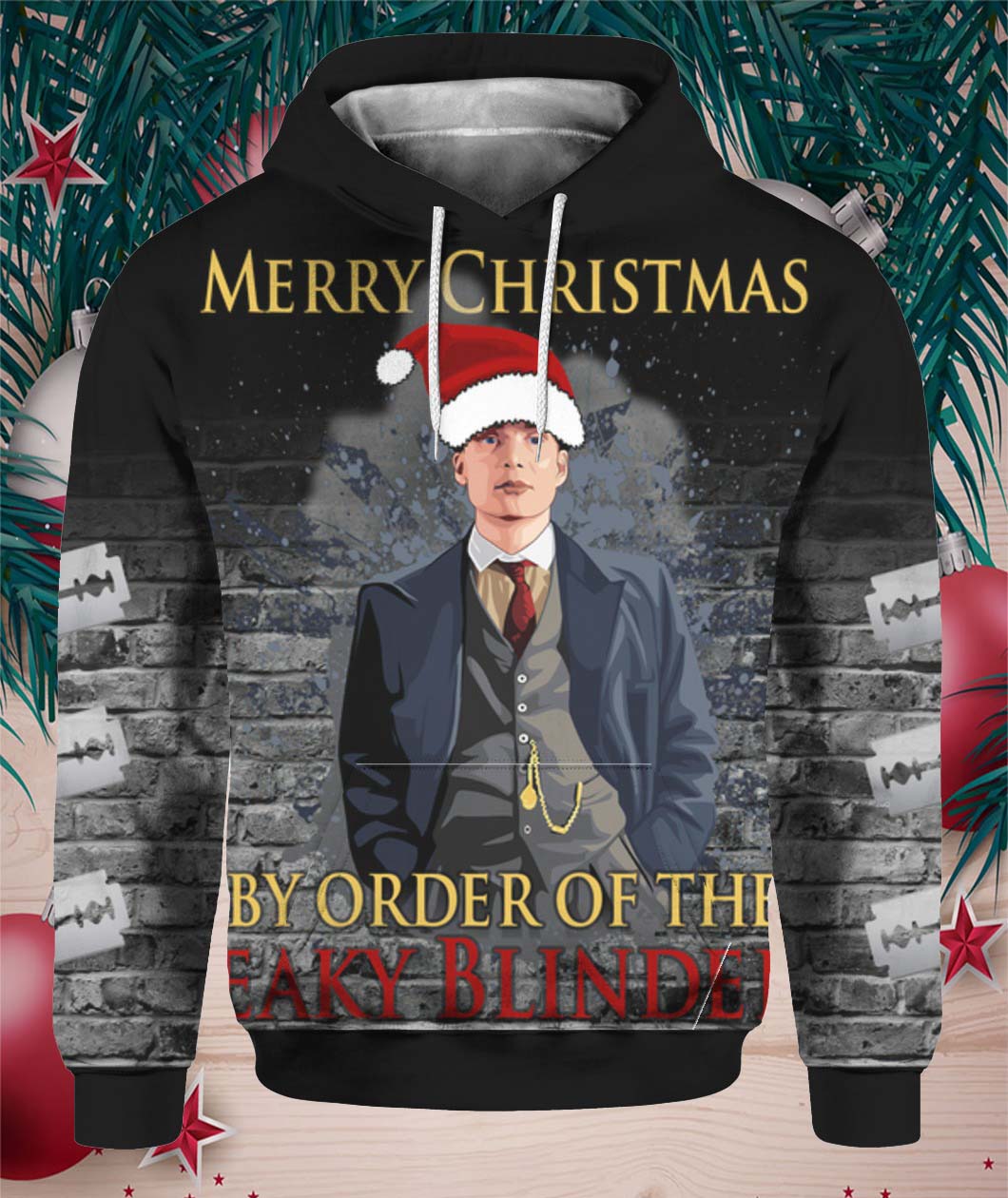 Merry Christmas By Order Of The Peaky Blinders 3D Christmas Sweater Hoodie shirt- Best Christmas Gifts 2023