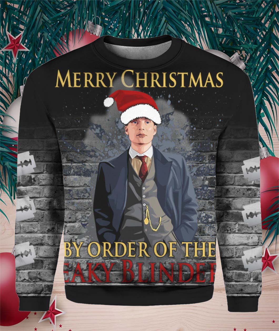 Merry Christmas By Order Of The Peaky Blinders 3D Christmas Sweater Hoodie shirt- Best Christmas Gifts 2023