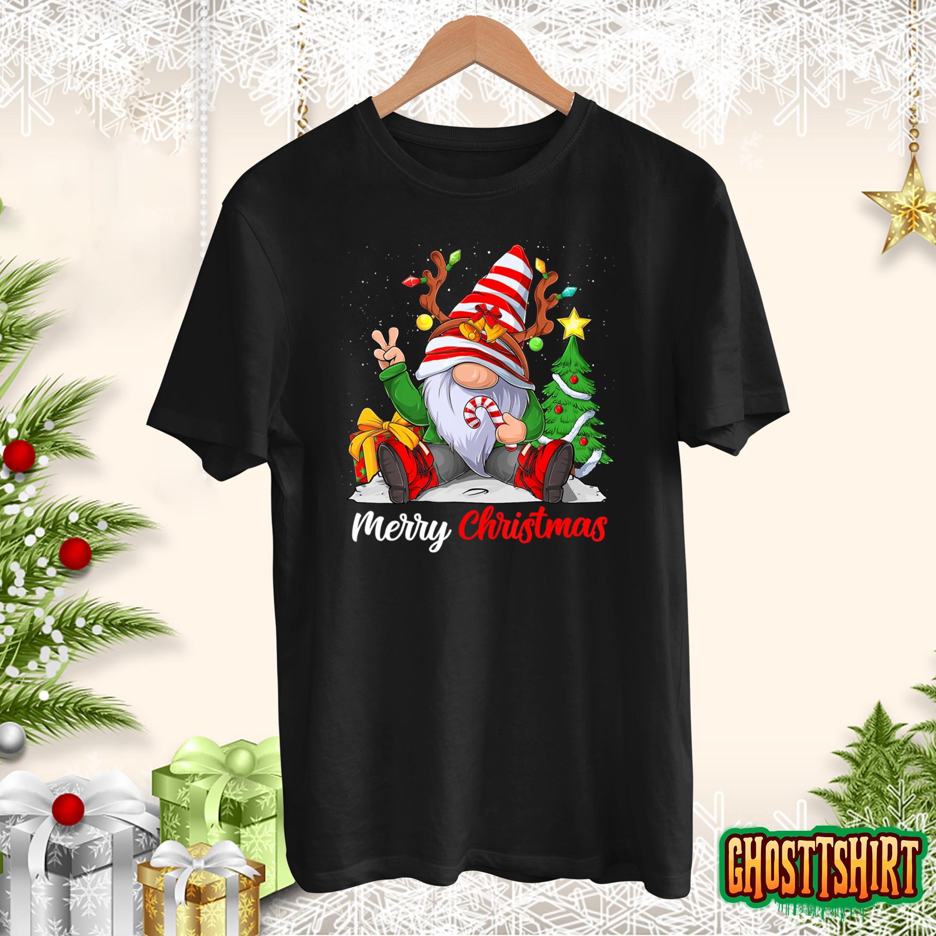 Merry Christmas Gnome Family Christmas Shirts for Women Men Sweatshirt