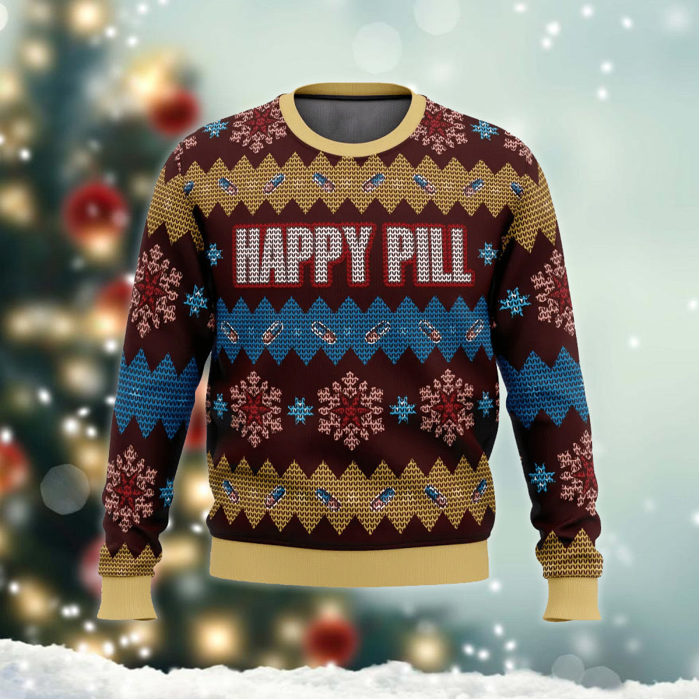 Merry Christmas Happy Pill Ugly Sweater – Best Christmas Gifts 2023