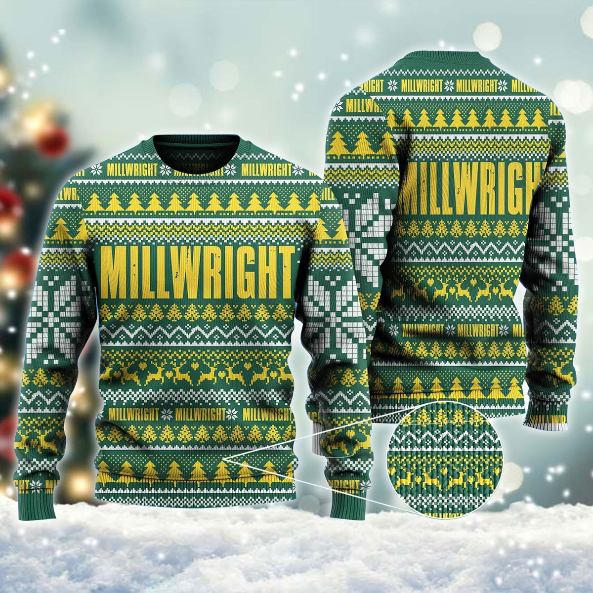 Merry Christmas Millwright Ugly Sweater – Best Christmas Gifts 2023