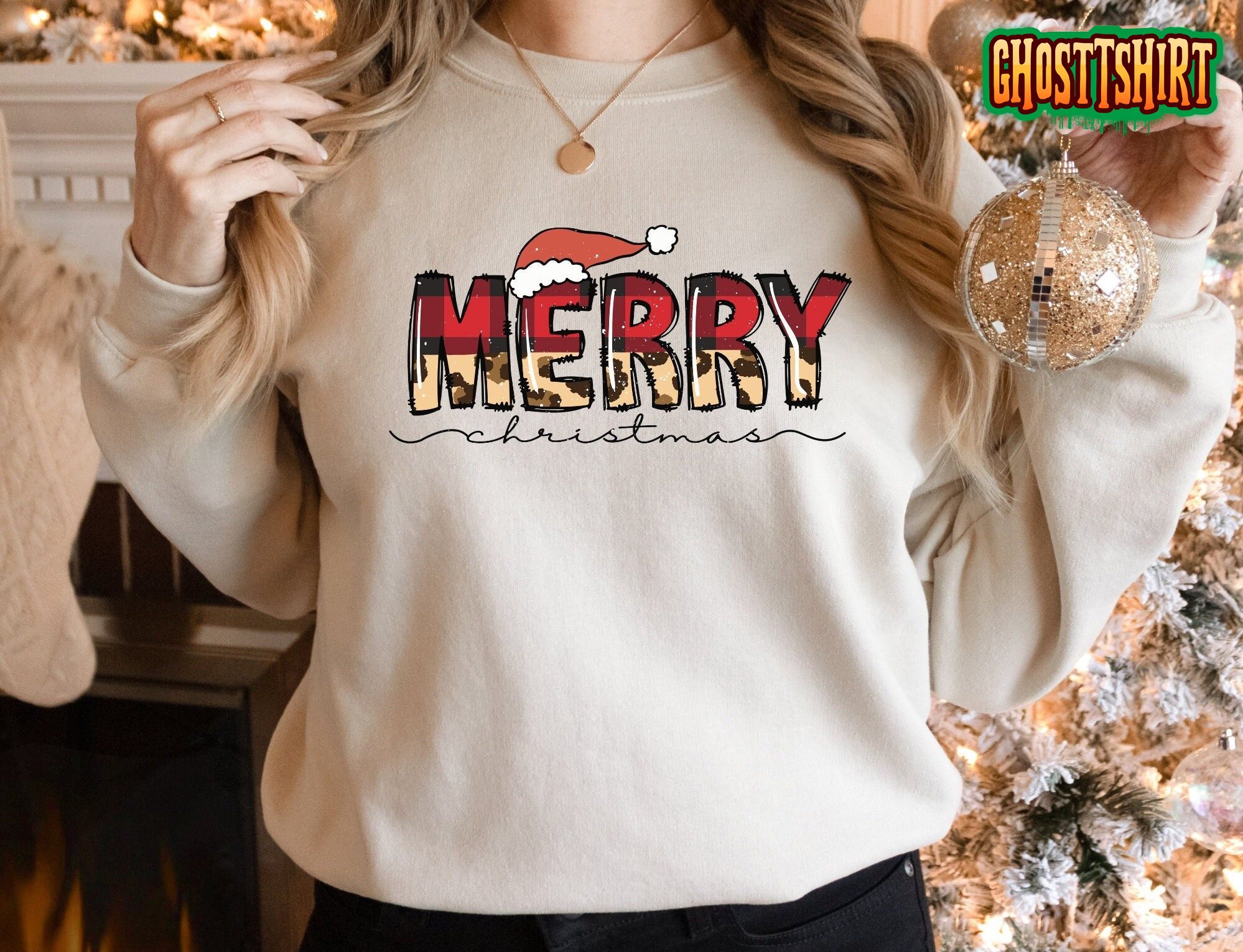 Merry Christmas Retro Unisex Sweatshirt