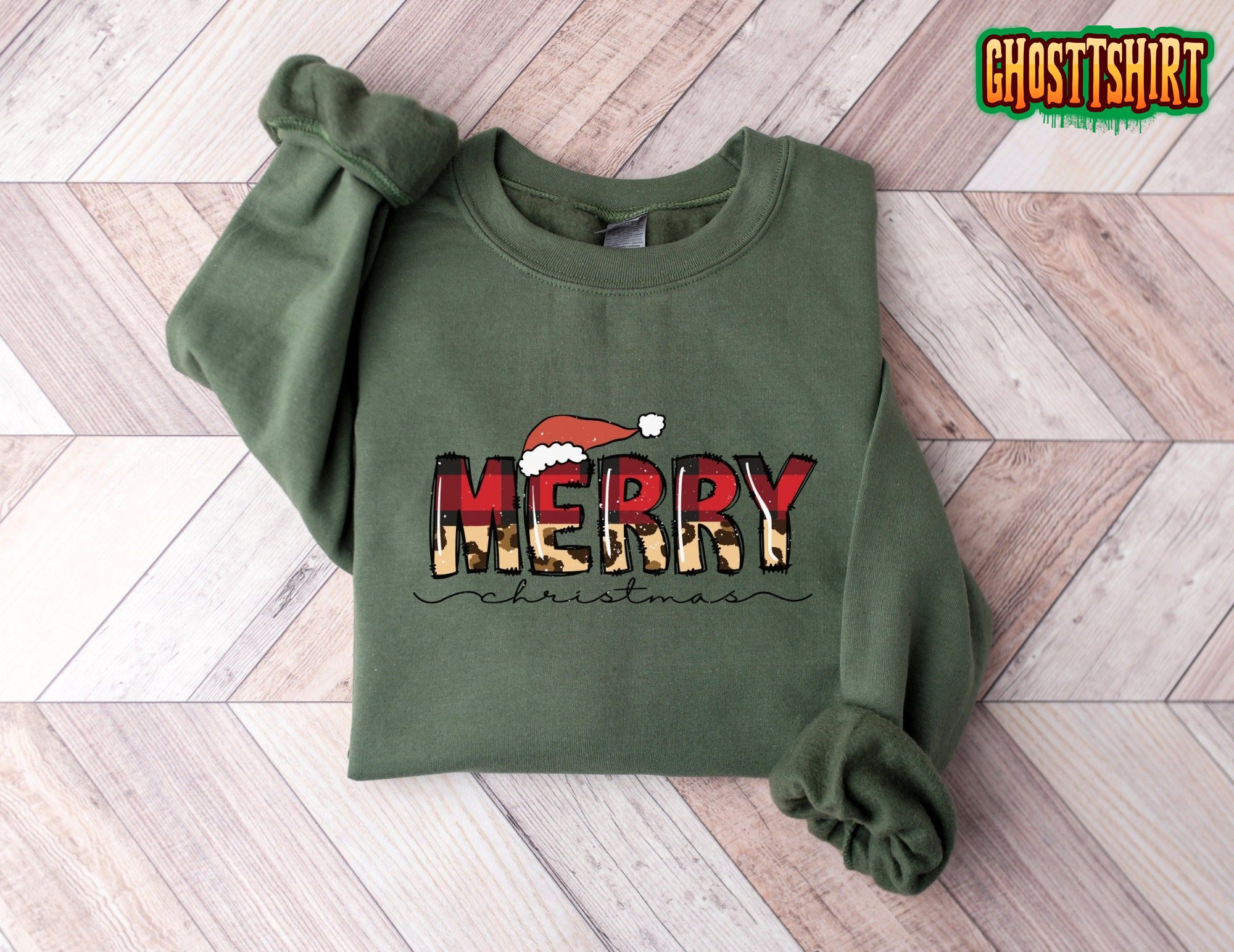 Merry Christmas Retro Unisex Sweatshirt