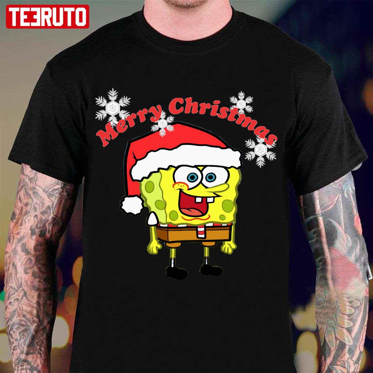 Merry Christmas Spongebob Collection Halloween Unisex T-Shirt