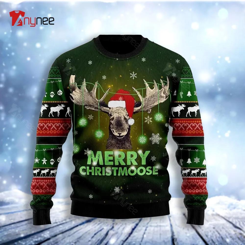 Merry Christmoose Ugly Christmas Sweater- Best Christmas Gifts 2023