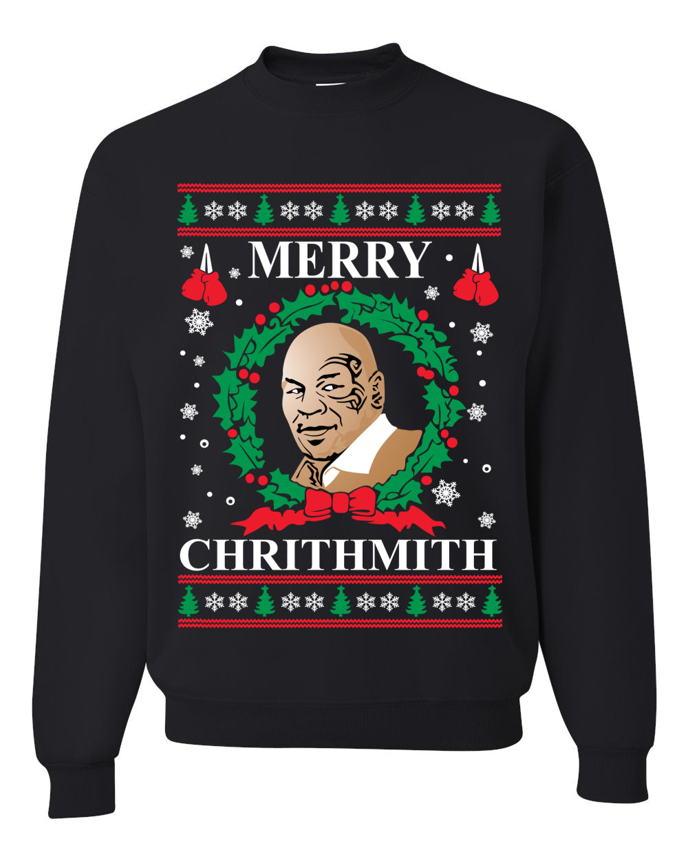 Merry Chrithmith Mike Tyson Merry Ugly Christmas Sweater- Best Christmas Gifts 2023