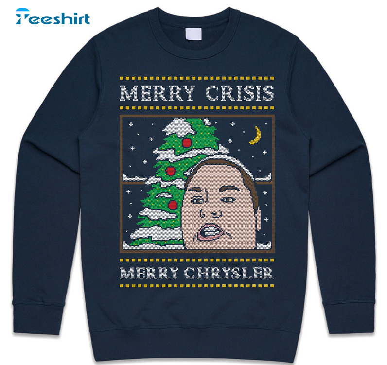 Merry Crimus Crisis Chrysler Shirt, Christmas Jumper Sweater Unisex Hoodie