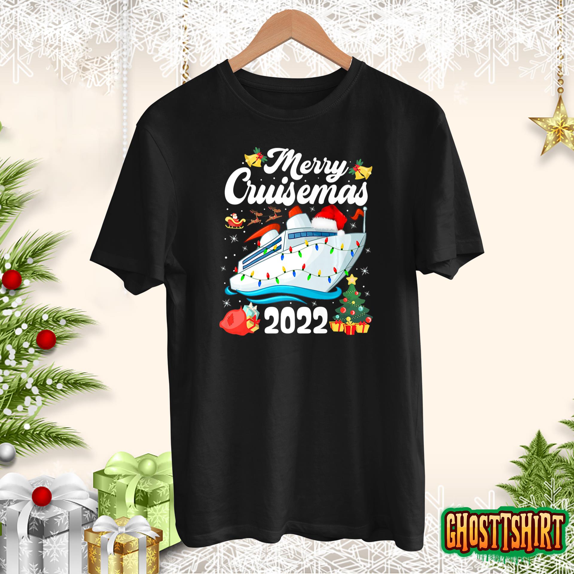 Merry Cruisemas Funny Cruise Ship Matching Family Christmas T-Shirt