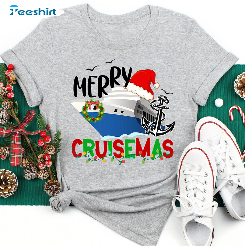 Merry Cruisemas Shirt, Christmas Family Sweater Long Sleeve