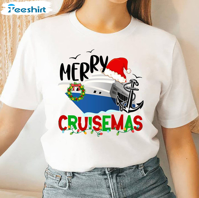 Merry Cruisemas Shirt, Christmas Family Sweater Long Sleeve