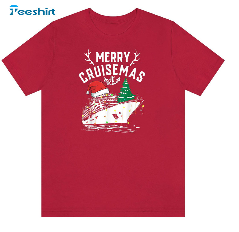 Merry Cruisemas Shirt, Christmas Holiday Long Sleeve Short Sleeve For Family