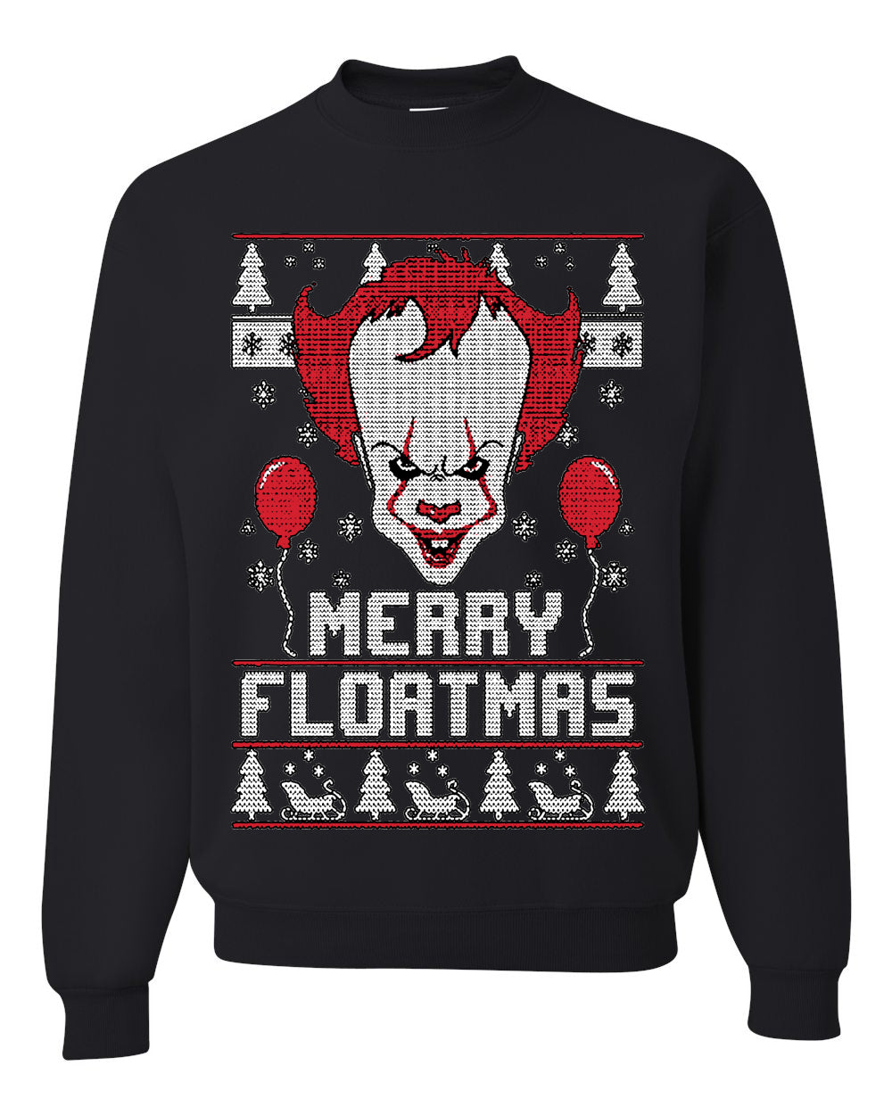 Merry Floatmas IT Clown Merry Ugly Christmas Sweater- Best Christmas Gifts 2023