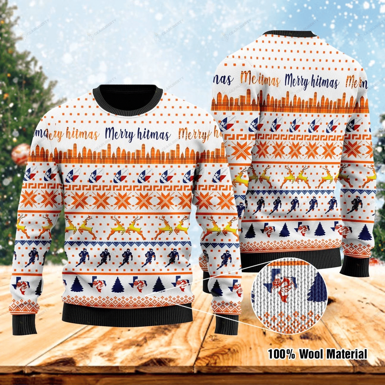 Merry Hitmas Ugly Christmas Sweater | For Men & Women | Adult | US1217- Best Christmas Gifts 2023