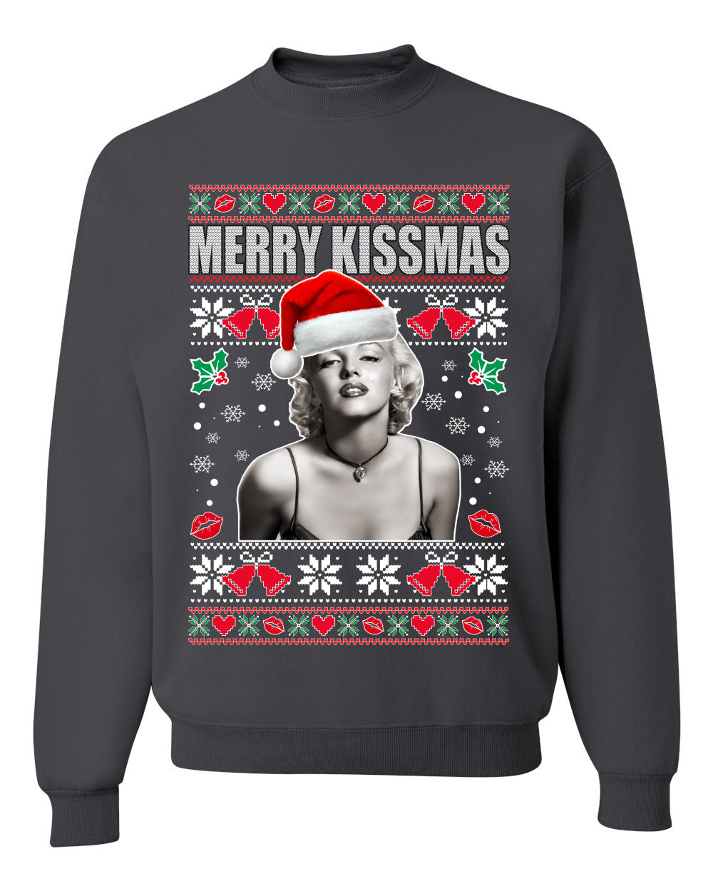 Merry Kissmas Merry Ugly Christmas Sweater- Best Christmas Gifts 2023