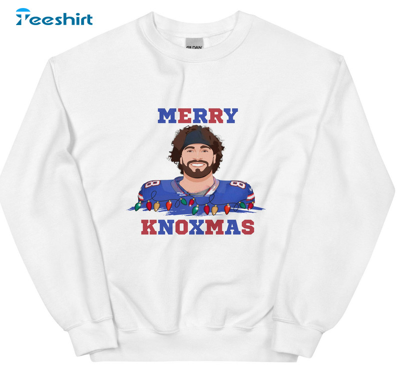 Merry Knoxmas Shirt, Buffalo Bills Christmas Sweater Tee Tops