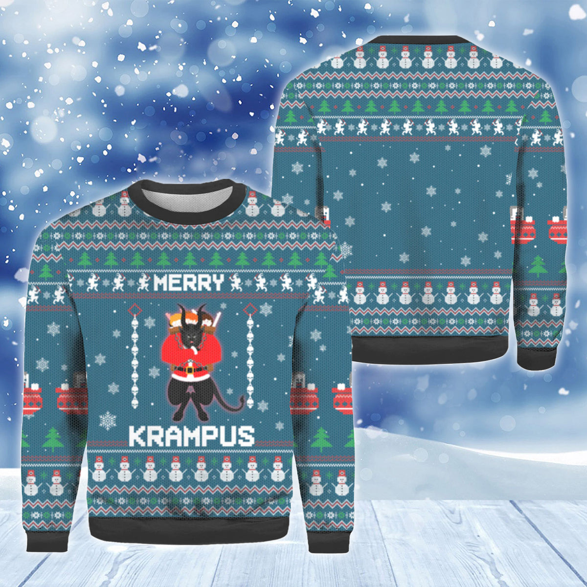 Merry Krampus Christmas Ugly Sweater – Best Christmas Gifts 2023