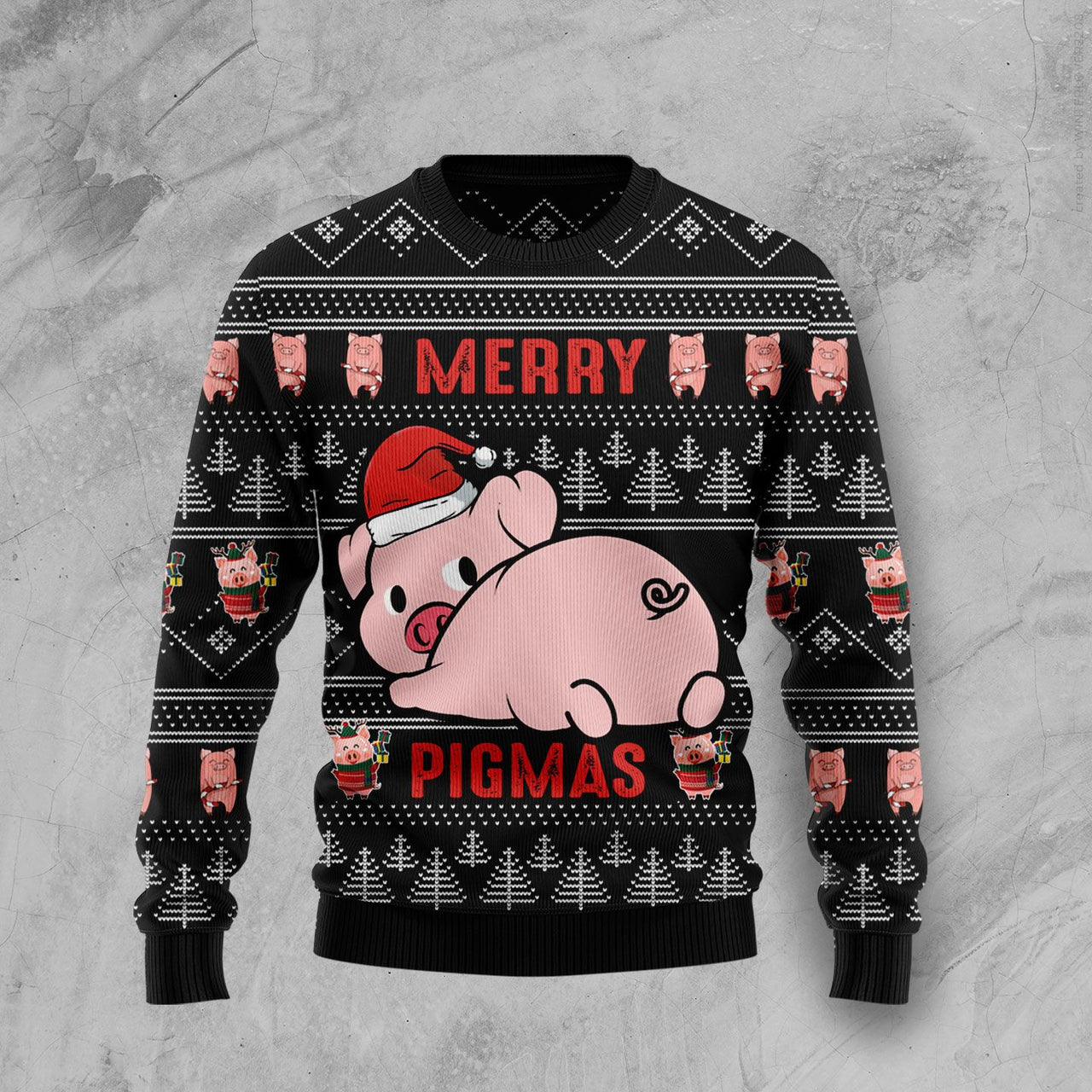 Merry Pigmas Funny Christmas Holiday Ugly Sweater – Best Christmas Gifts 2023