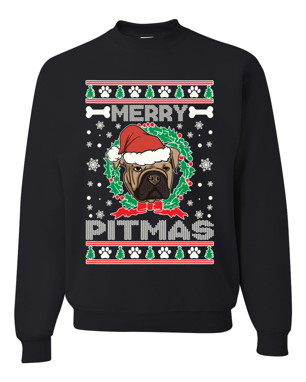 Merry Pitmas Merry Ugly Christmas Sweater- Best Christmas Gifts 2023