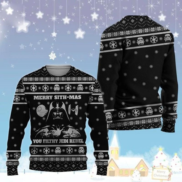 Merry Sith-Mas Darth Vader Christmas Sweater – Best Christmas Gifts 2023