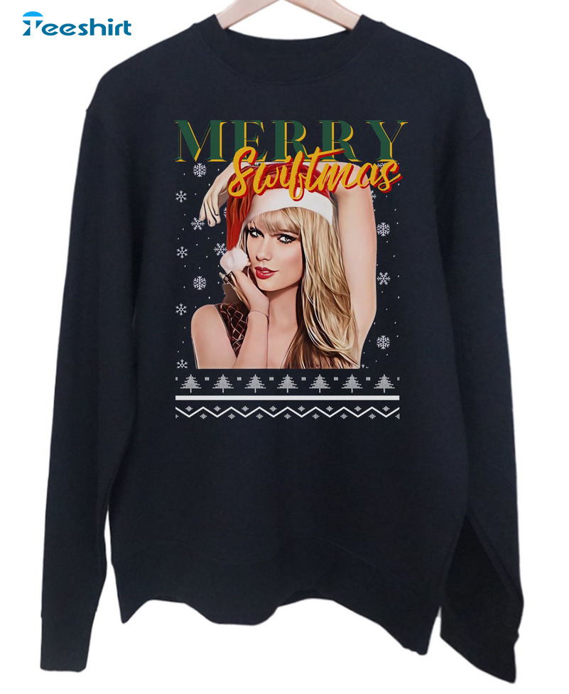 Merry Swiftmas Shirt, Jumper Christmas Long Sleeve Unisex T-shirt