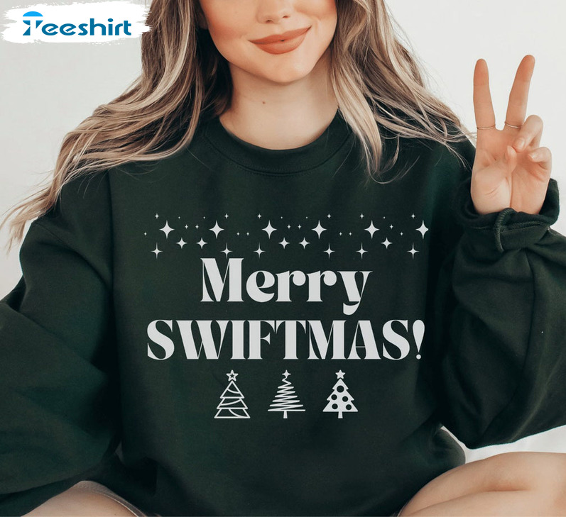 Merry Swiftmas Sweatshirt, Christmas Midnights Sweater Unisex T-shirt