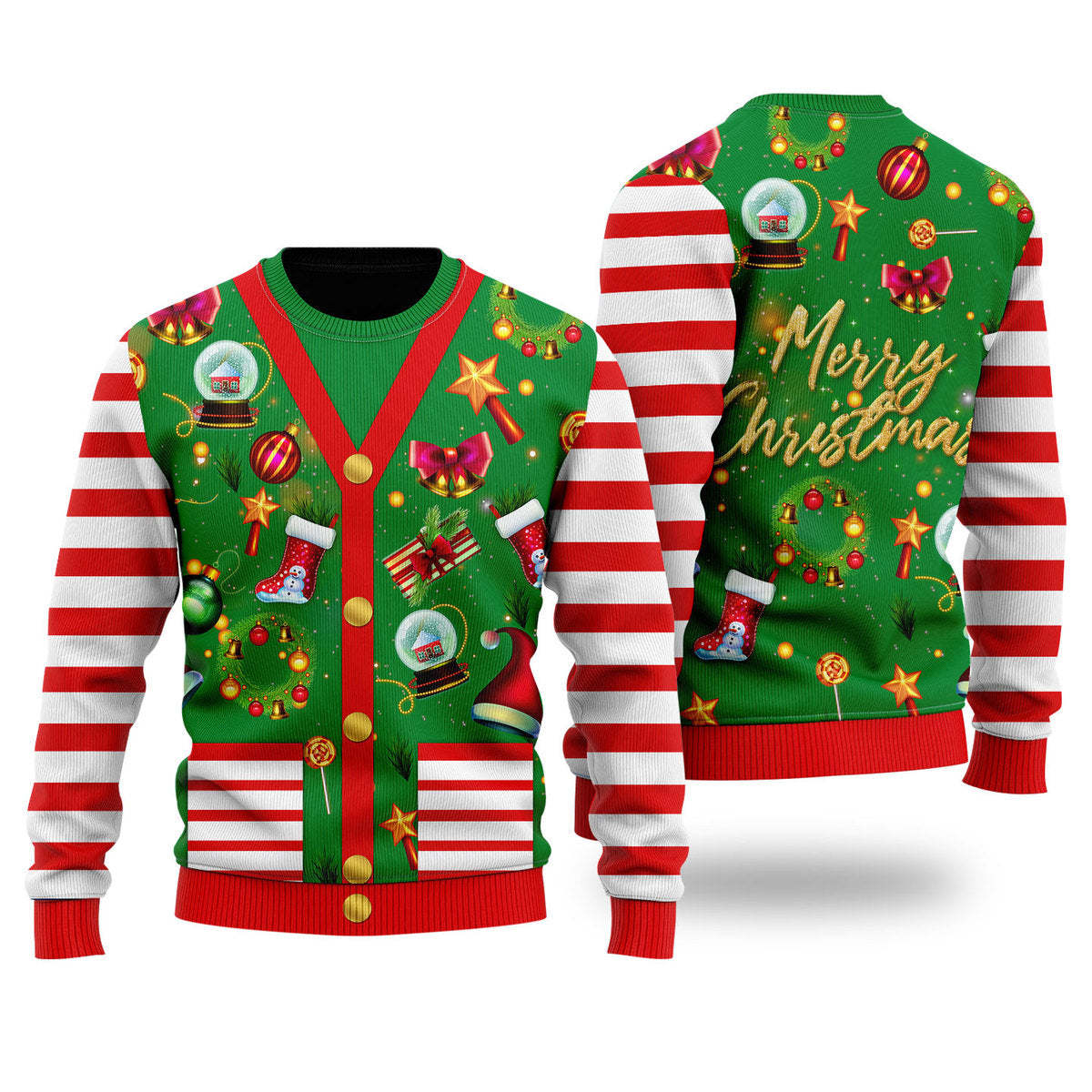 Merry Xmas Vibe Ugly Sweater – Best Christmas Gifts 2023