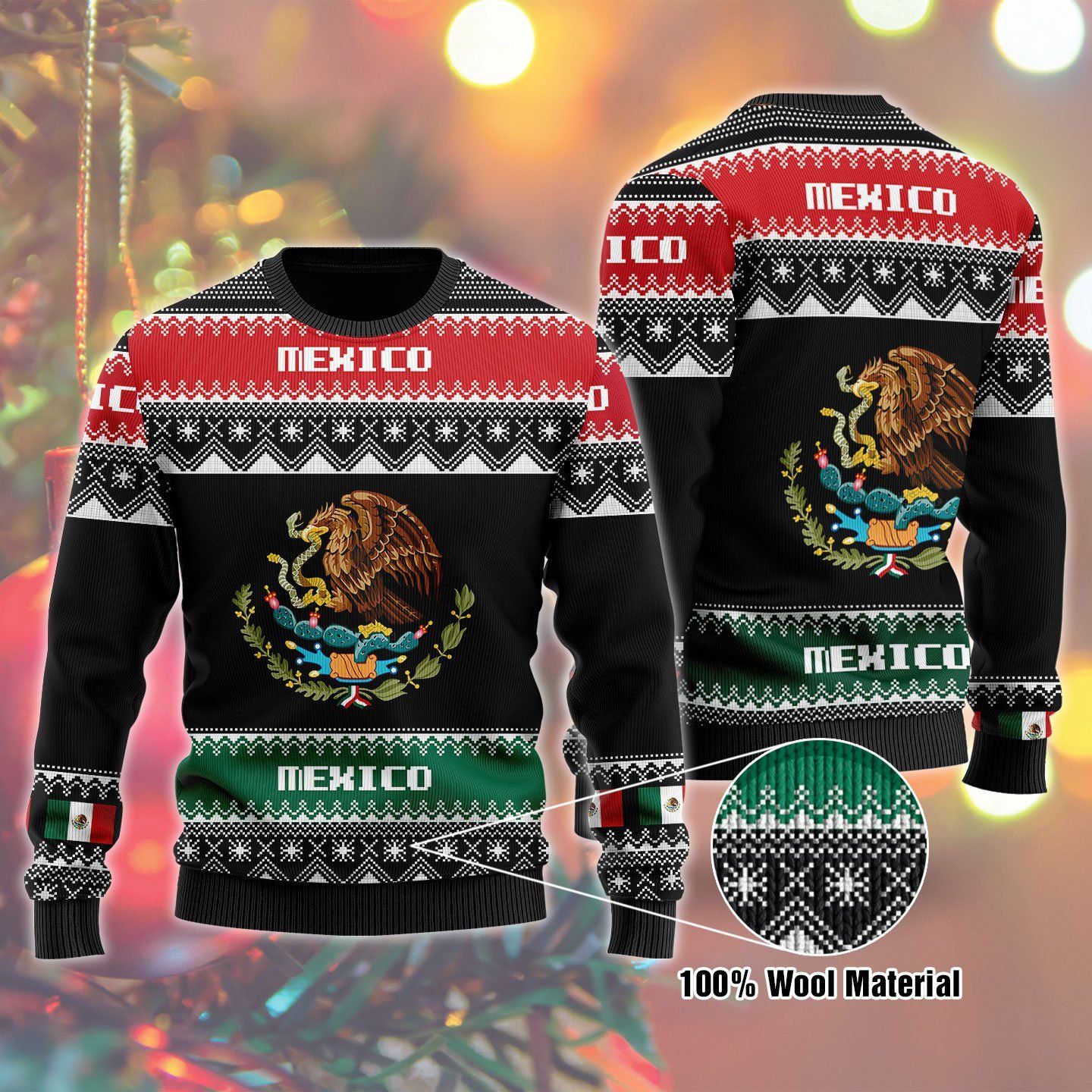 Mexico Ugly Christmas Sweater | For Men & Women | Adult | US1653- Best Christmas Gifts 2023