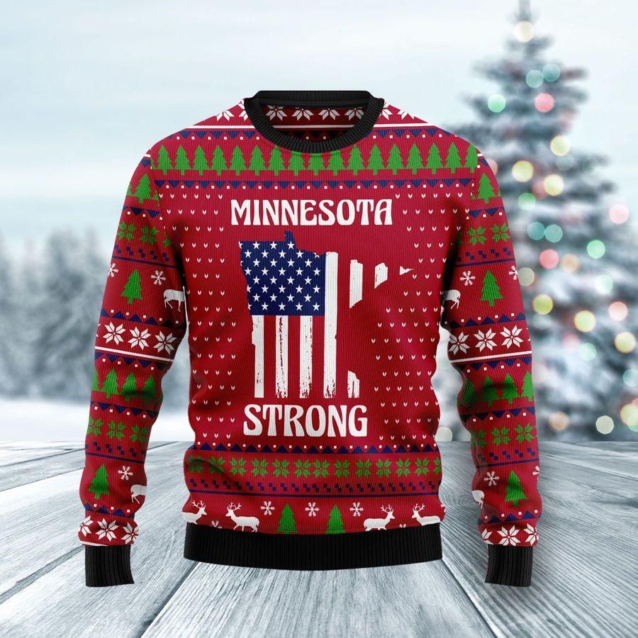 Minnesota Strong Ugly Christmas Sweater | For Men & Women | Adult | US1415- Best Christmas Gifts 2023