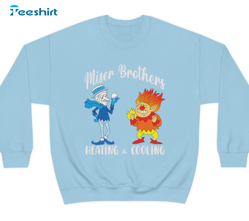 Miser Brothers Heating And Cooling Shirt, Christmas Long Sleeve Sweater