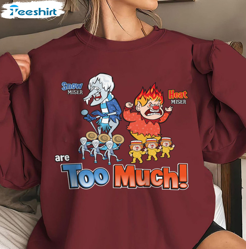 Miser Brothers I’m Too Much Christmas Trendy Unisex Hoodie , Long Sleeve