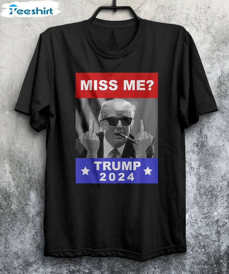 Miss Me Trump 2024 Shirt, Christmas Fake News Sweatshirt Hoodie