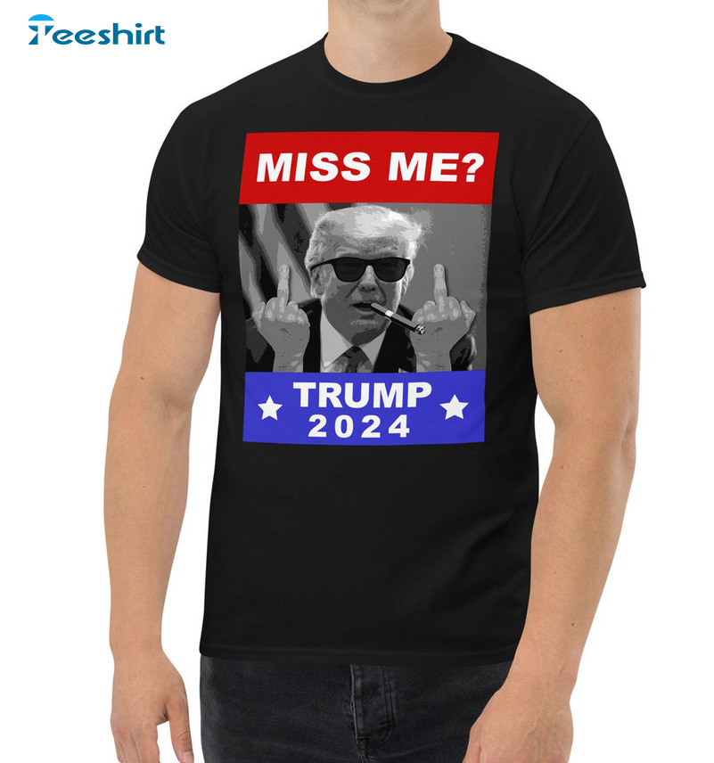 Miss Me Trump 2024 Shirt, Christmas Fake News Sweatshirt Hoodie