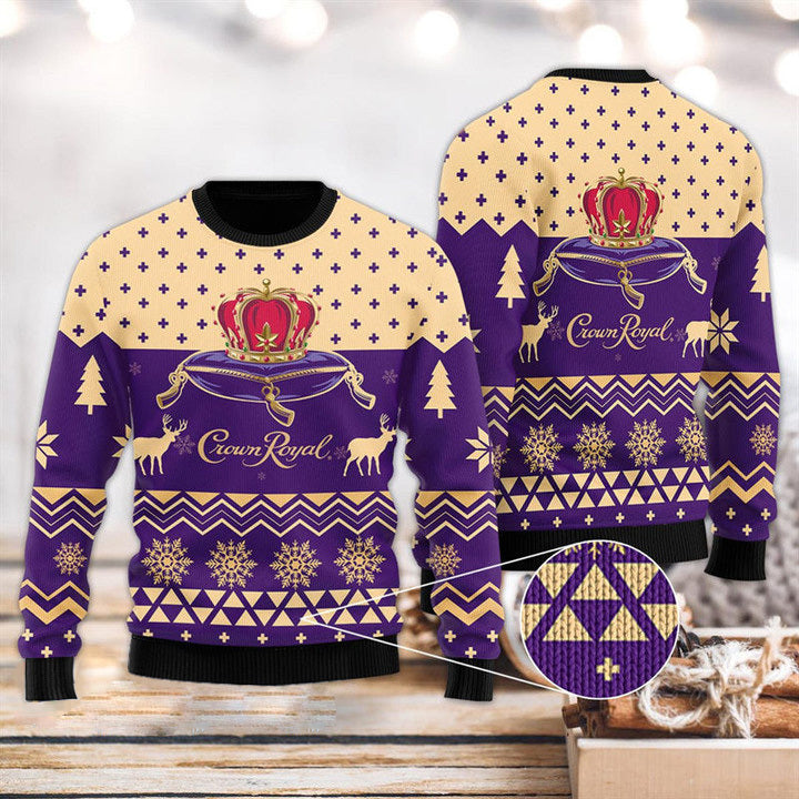 Modern Crown Royal Christmas Sweater – Best Christmas Gifts 2023