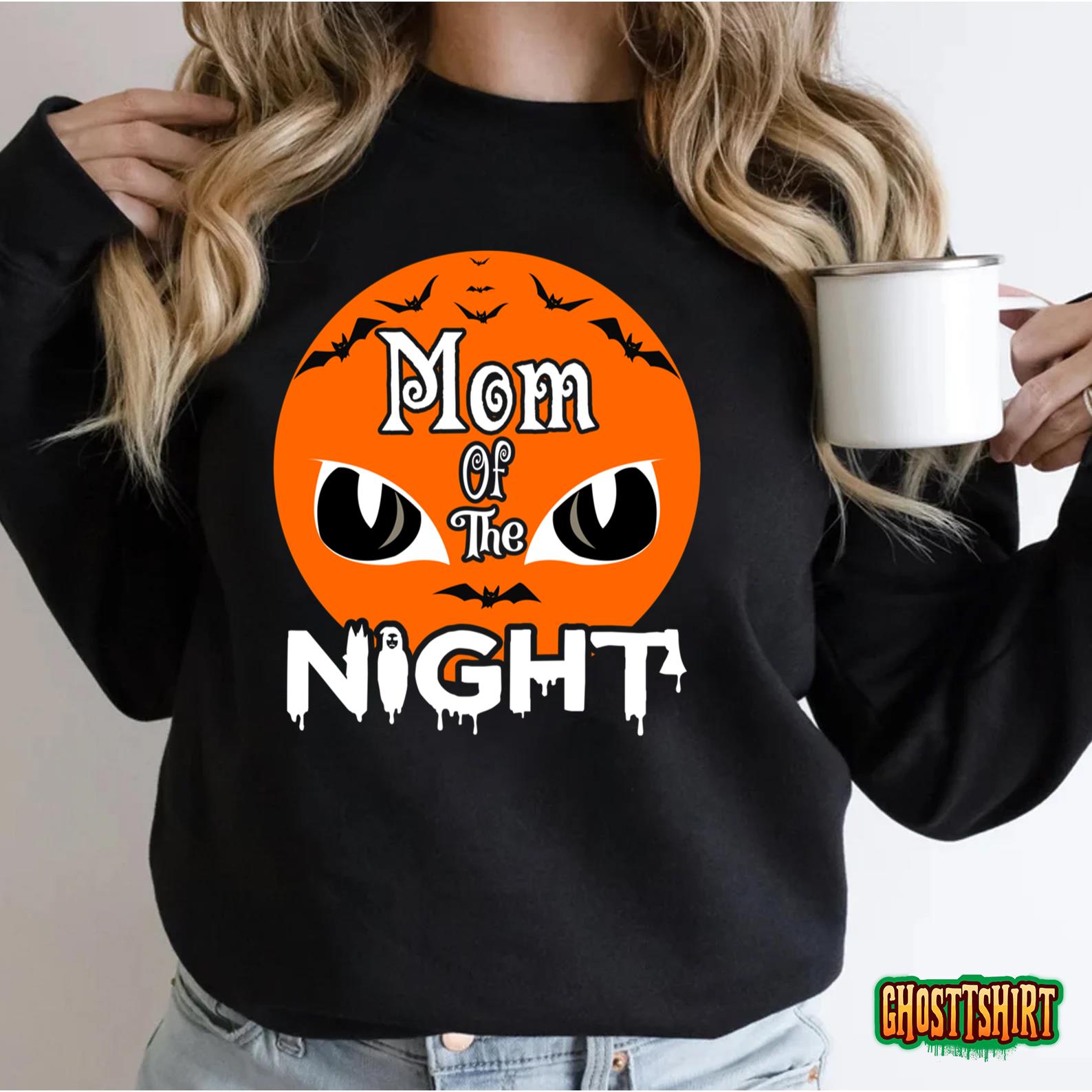 Mom Of The Night Halloween T-Shirt