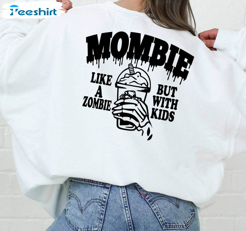 Mombie Shirt, Mombie Digital Design Halloween Unisex Hoodie Tank Top