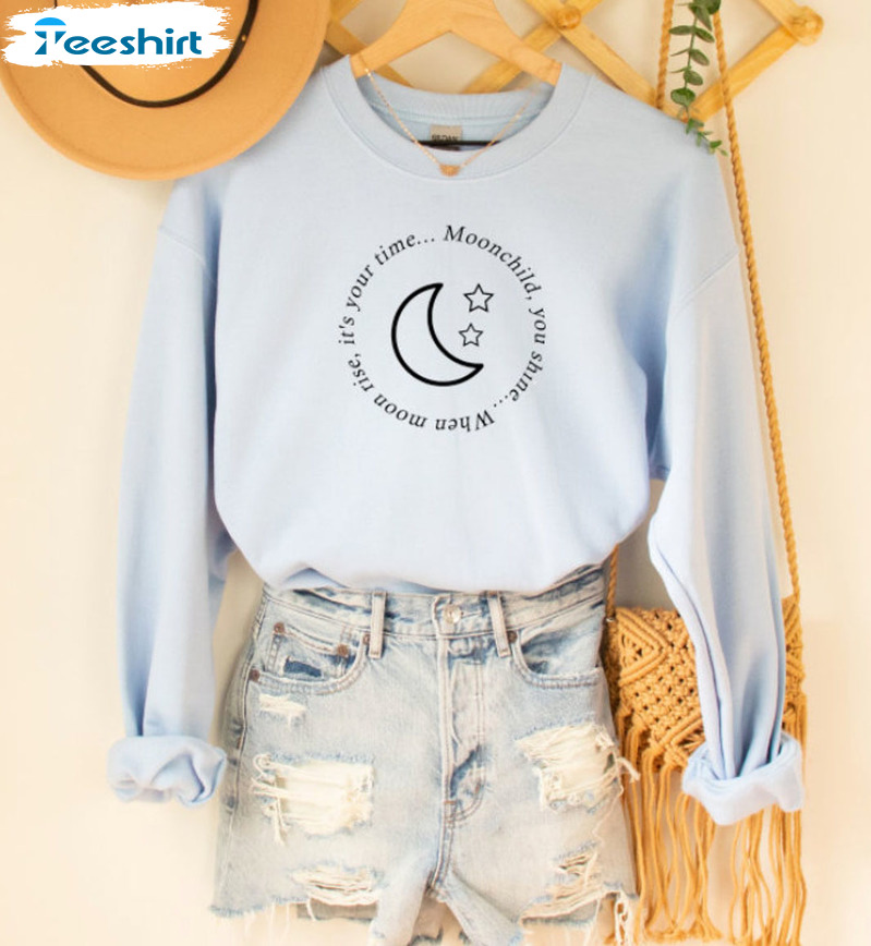 Moonchild You Shine Shirt, Korean Christmas Unisex T-shirt Crewneck