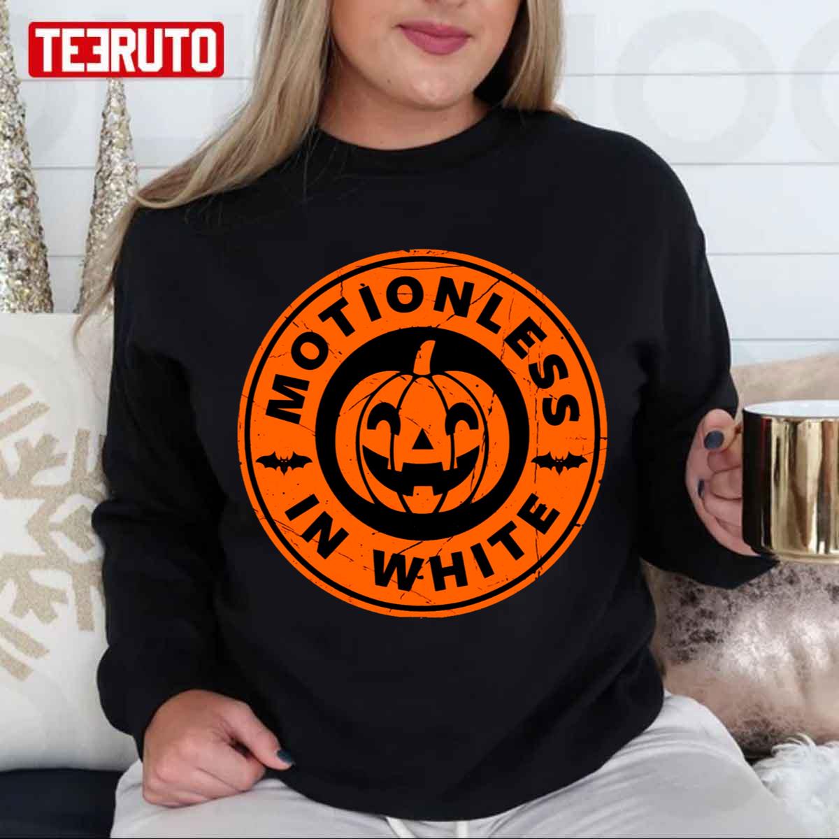 Motionless In Orange Halloween Unisex Sweatshirt