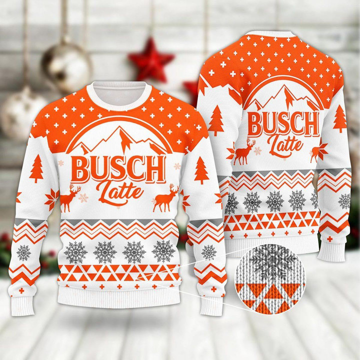 Mountain Busch Latte Christmas Ugly Sweater – Best Christmas Gifts 2023