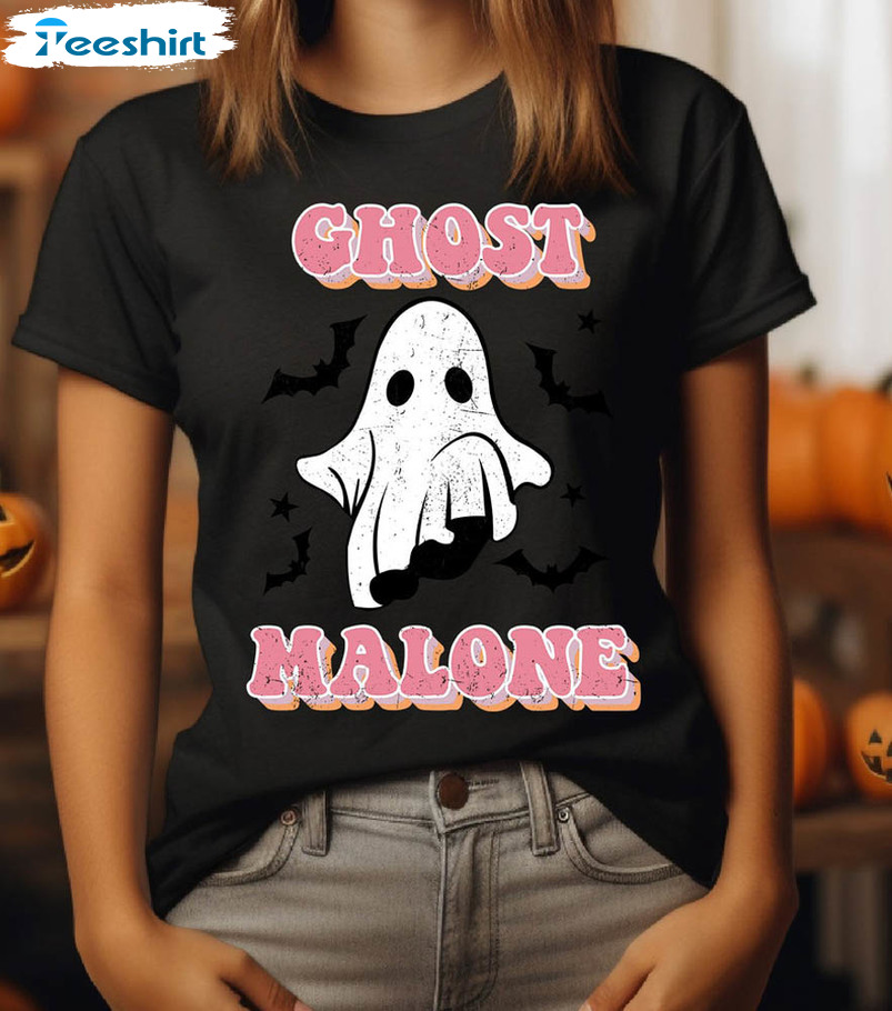 Must Have Ghost Malone Shirt, Limited Crewneck Sweater Gift For Halloween